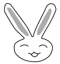 Usashi the rabbit by English sticker #2693304