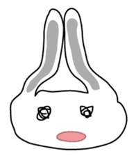 Usashi the rabbit by English sticker #2693306