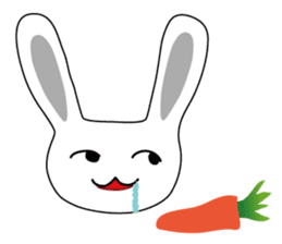 Usashi the rabbit by English sticker #2693309