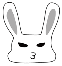Usashi the rabbit by English sticker #2693310