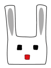 Usashi the rabbit by English sticker #2693316