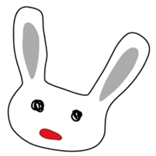 Usashi the rabbit by English sticker #2693318