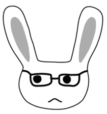 Usashi the rabbit by English sticker #2693319