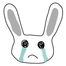 Usashi the rabbit by English sticker #2693321