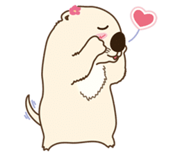 The daily life of small sea otters sticker #2693411