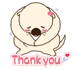 The daily life of small sea otters sticker #2693431