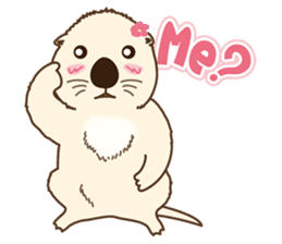 The daily life of small sea otters sticker #2693438