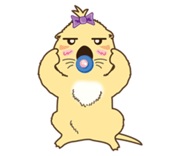 The daily life of small sea otters sticker #2693444