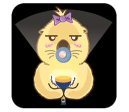 The daily life of small sea otters sticker #2693445