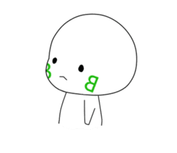 The blood type and every day sticker #2693624