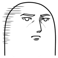 Handsome man "however he is two bodies" sticker #2693786