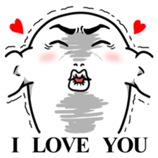 Handsome man "however he is two bodies" sticker #2693788