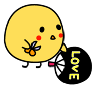 A chick in LOVE sticker #2693834