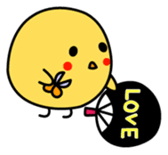 A chick in LOVE sticker #2693834