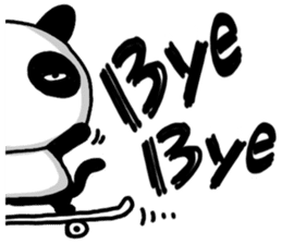 Cat panda sticker #2693907