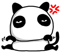 Cat panda sticker #2693908