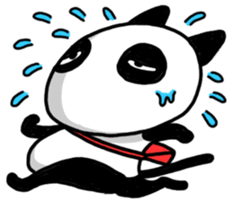Cat panda sticker #2693910