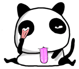 Cat panda sticker #2693912
