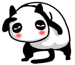 Cat panda sticker #2693913