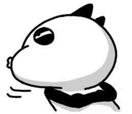 Cat panda sticker #2693928