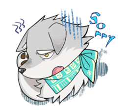 Gray wolf sticker #2694057