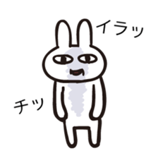 Cat and rabbit couple Stickers sticker #2694663