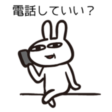 Cat and rabbit couple Stickers sticker #2694677