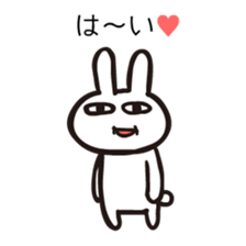 Cat and rabbit couple Stickers sticker #2694689