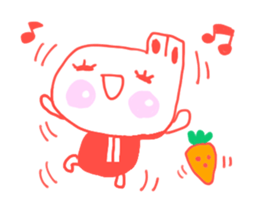 Healthy rabbit Pyoruno sticker #2694698
