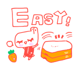 Healthy rabbit Pyoruno sticker #2694729