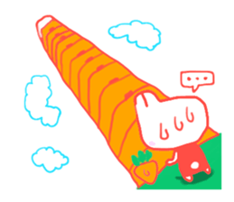 Healthy rabbit Pyoruno sticker #2694730