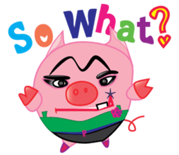 Pigzera V02 - you dig, we pig, be big sticker #2695154