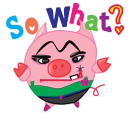 Pigzera V02 - you dig, we pig, be big sticker #2695154