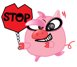 Pigzera V02 - you dig, we pig, be big sticker #2695156