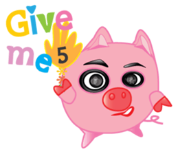 Pigzera V02 - you dig, we pig, be big sticker #2695161