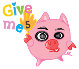 Pigzera V02 - you dig, we pig, be big sticker #2695161