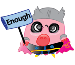 Pigzera V02 - you dig, we pig, be big sticker #2695166