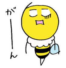 Feminine bee sticker #2695219
