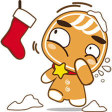 Mr.Gee, xmas gingerbread sticker #2696292