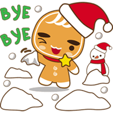 Mr.Gee, xmas gingerbread sticker #2696308