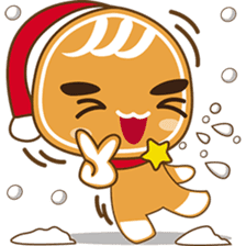 Mr.Gee, xmas gingerbread sticker #2696316