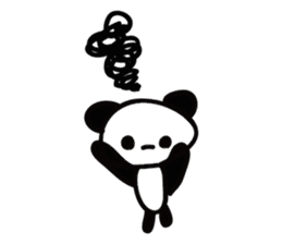 obake panda sticker #2697375