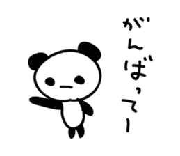 obake panda sticker #2697402