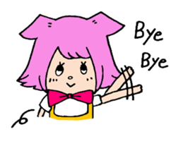 Piglet and a child wolf. sticker #2698085