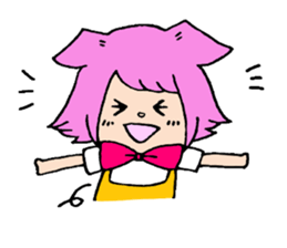 Piglet and a child wolf. sticker #2698086