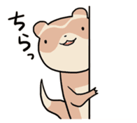 Goofy ferret TOUCH4 four types! sticker #2698242