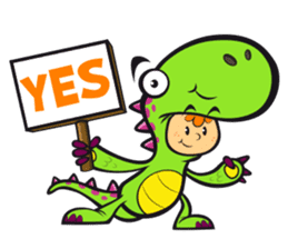 Dino Boy sticker #2698325
