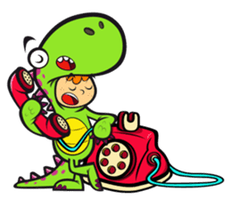 Dino Boy sticker #2698327