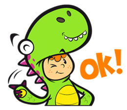 Dino Boy sticker #2698328