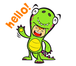 Dino Boy sticker #2698332